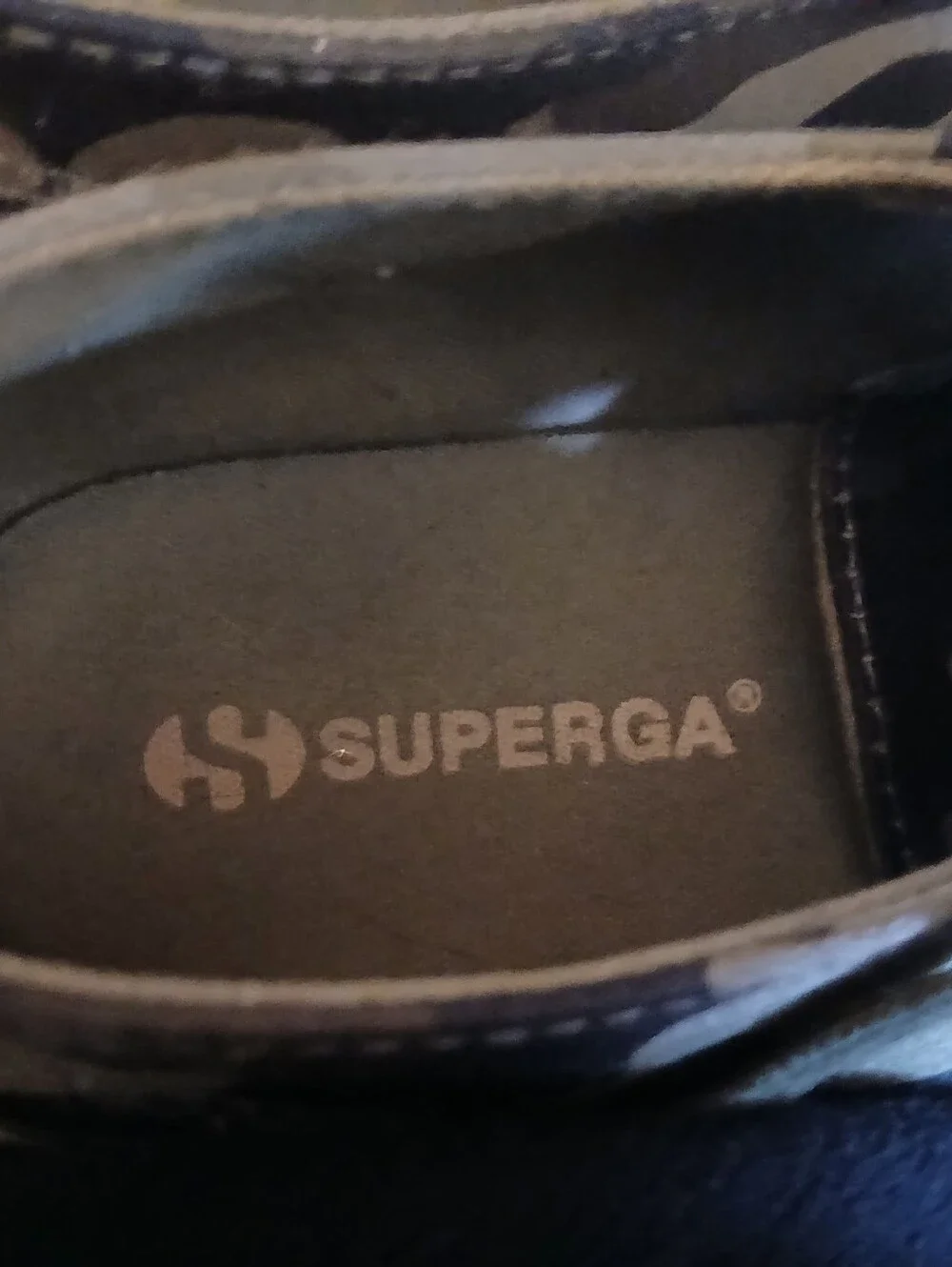 mens SUPERGA camouflage sneakers
